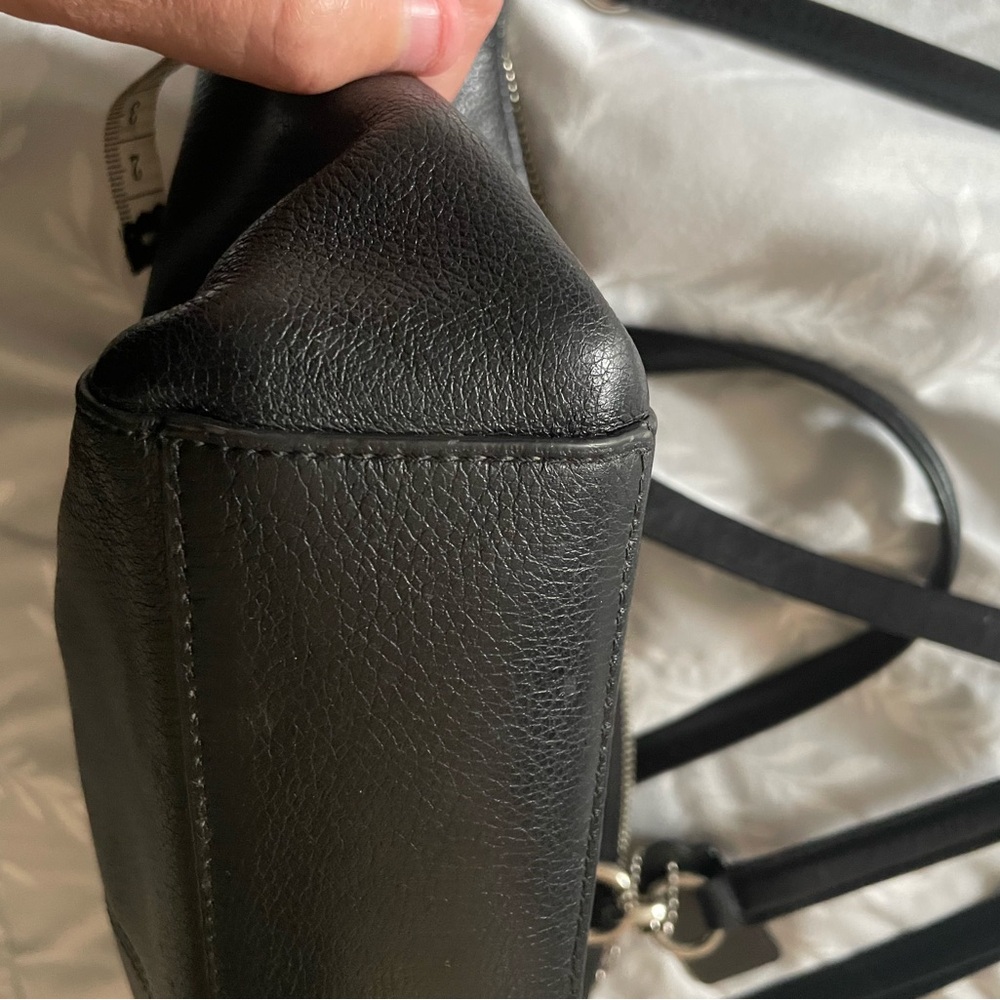 Coach Black Kelsey pebbled leather - Picture 5 of 9
